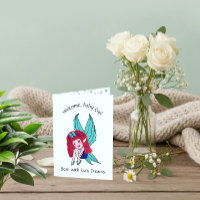 Welcome Baby Girl – Fairy Dreams Newborn Greeting