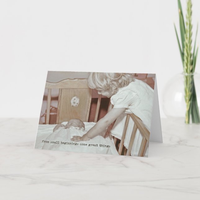 WELCOME BABY Greeting Card (Front)