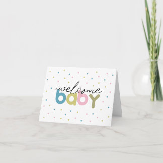 Welcome Baby Greeting Card