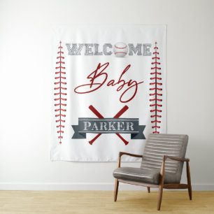 Welcome Baby Personalised Baby Shower Tapestry