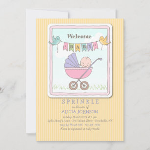 Welcome Baby Shower Invitation
