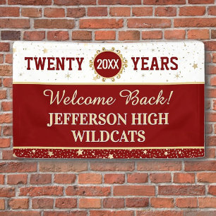 Welcome back! 20th Reunion Celebration Banner