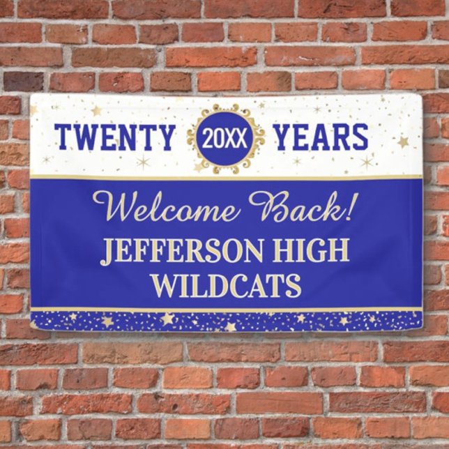 Welcome back! 20th Reunion Celebration Banner (Creator Uploaded)