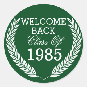 Welcome Back Class Of Classic Round Sticker