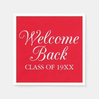 Welcome Back Class Of Napkin