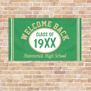 Welcome Back Class reunion banner