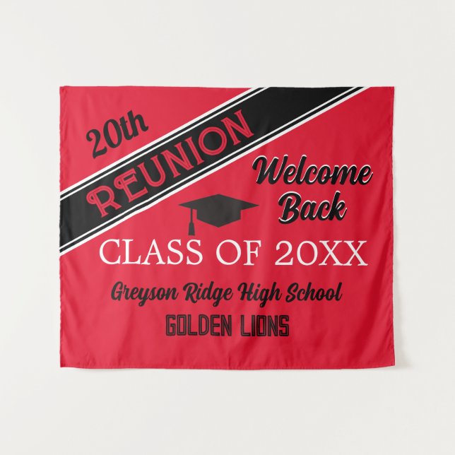 Welcome Back! Class Reunion  Tapestry (Front (Horizontal))