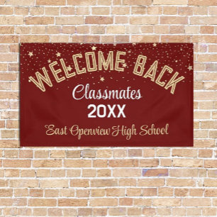 Welcome Back Classmates! Custom reunion banner