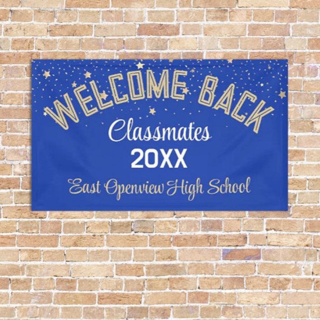Welcome Back Classmates!  Custom reunion banner (Creator Uploaded)