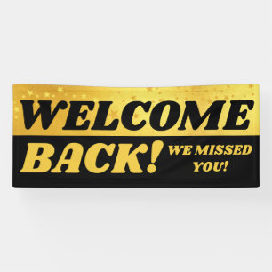 Welcome Back customer employee student re-opening Banner