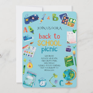 Welcome Back School Picnic Invitation