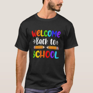 Welcome Back To School  1st Day Of School Design T-Shirt