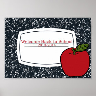 Welcome Back to School 2013 Poster