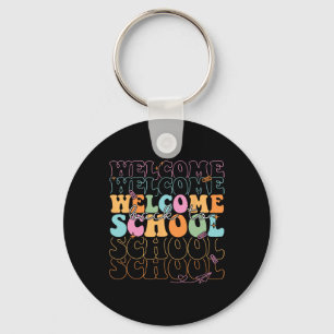 Welcome Back To School 2025 Teachers Students Firs Key Ring