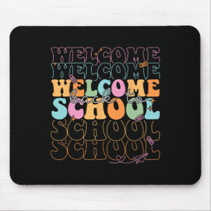 Welcome Back To School 2025 Teachers Students Firs Mouse Mat