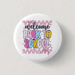 Welcome Back to School 2026 First Day Teachers Stu 3 Cm Round Badge
