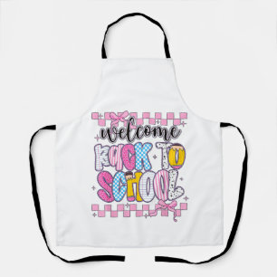 Welcome Back to School 2026 First Day Teachers Stu Apron
