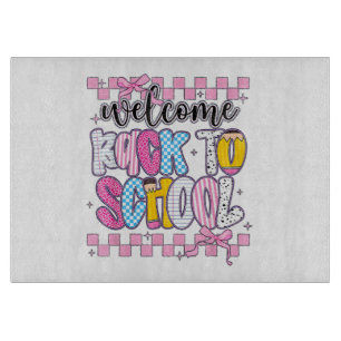 Welcome Back to School 2026 First Day Teachers Stu Cutting Board