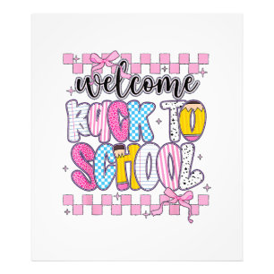 Welcome Back to School 2026 First Day Teachers Stu Photo Print