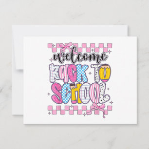 Welcome Back to School 2026 First Day Teachers Stu Save The Date