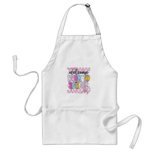 Welcome Back to School 2026 First Day Teachers Stu Standard Apron
