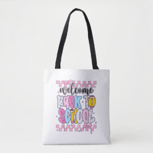 Welcome Back to School 2026 First Day Teachers Stu Tote Bag