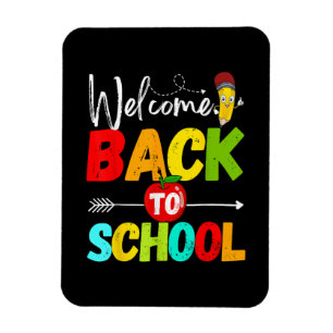 Welcome Back to School 2026 Teachers Students Magnet