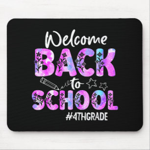 Welcome Back To School 4th Grade Back To School Mouse Mat