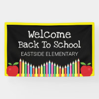 Welcome Back To School Apple Colored Pencils