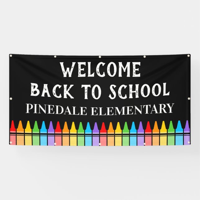 Welcome Back To School Banner (Horizontal)