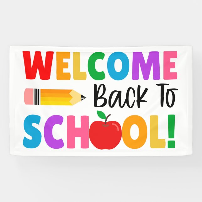 welcome back to school banner (Horizontal)