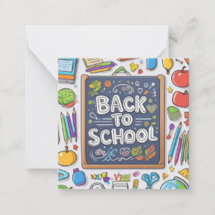 Welcome back to school! Card