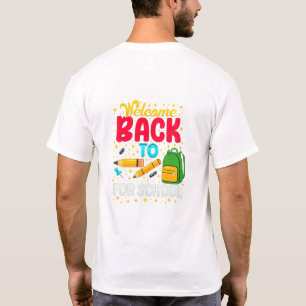 Welcome Back To School Celebration Tee