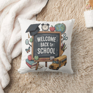 Welcome Back To School Cushion