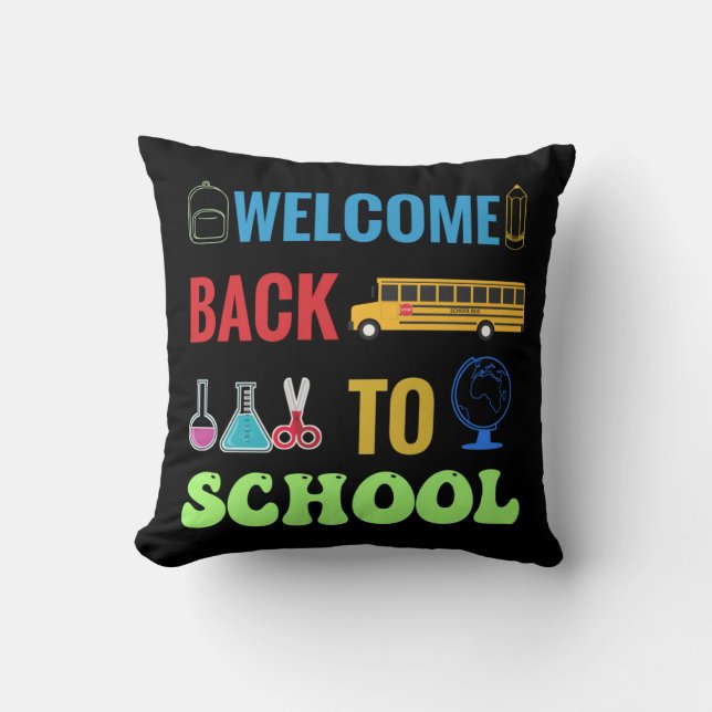 Welcome Back To School Cushion (Front)