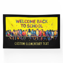 Welcome Back To School Custom Classroom Banners