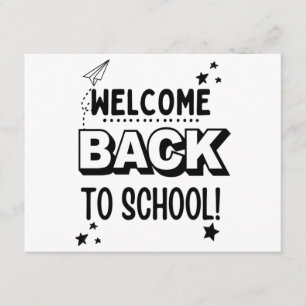 Welcome Back to school! Enclosure Card