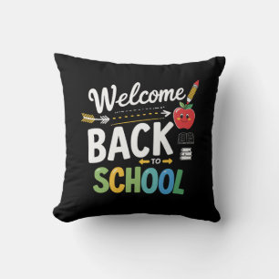 Welcome Back To School First Day of School Teacher Cushion