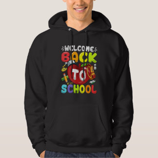 Welcome Back To School First Day Of School Teacher Hoodie