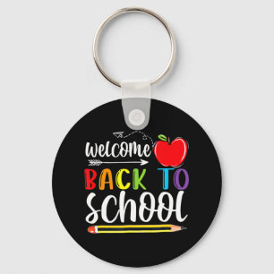 Welcome Back To School First Day Of School Teacher Key Ring