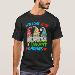 Welcome Back To School Gnomes For 3rd Grade Teach T-Shirt
