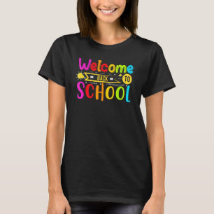 Welcome Back To School Happy First Day School Cute T-Shirt