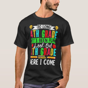 Welcome Back To School Hello Fifth Grade Goodbye 4 T-Shirt