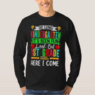Welcome Back To School Hello First Grade Bye Kinde T-Shirt