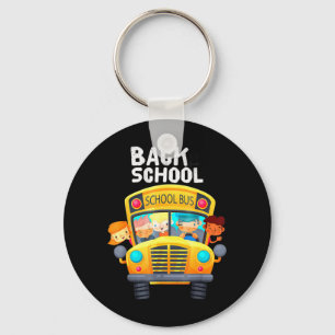 Welcome Back To School  I Love My School School Bu Key Ring
