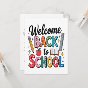 Welcome Back To School Invitation