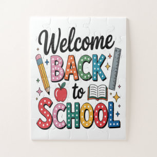 Welcome Back To School Jigsaw Puzzle