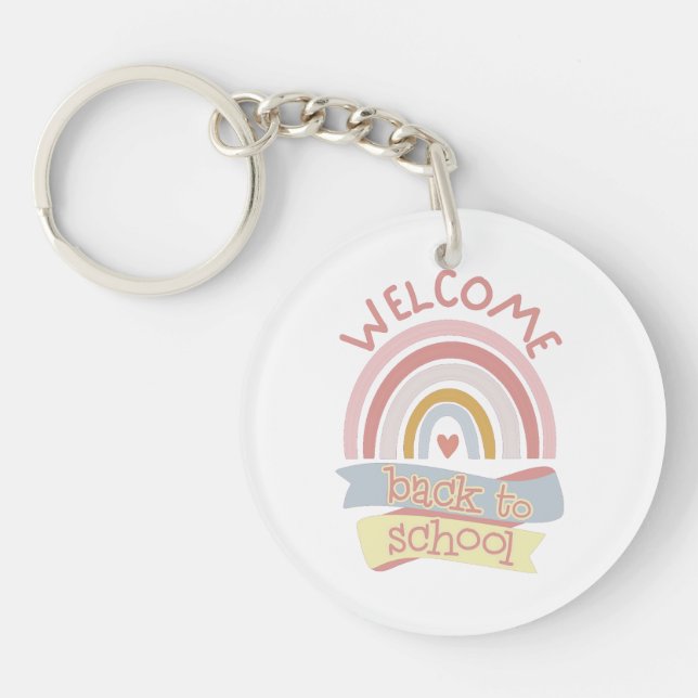 Welcome back to school key ring (Front)