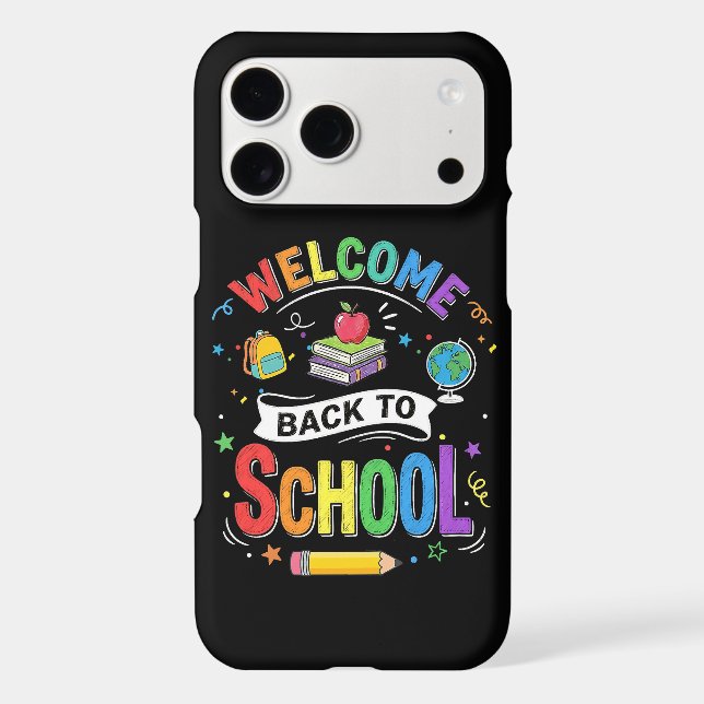 Welcome Back to School Kids Teacher First Day (Back)
