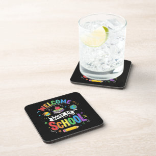 Welcome Back to School Kids Teacher First Day Coaster